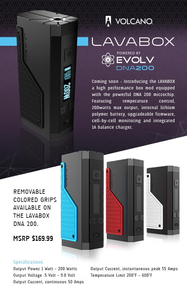 Volcano LAVABOX DNA200 Now AVAILABLE, Looks AMAZING