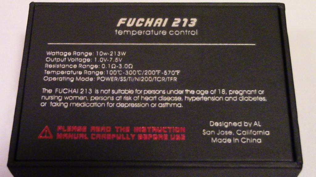 Sigelei Fuchai 213 Review: A Look At The Newly Revised Version | Vapebeat