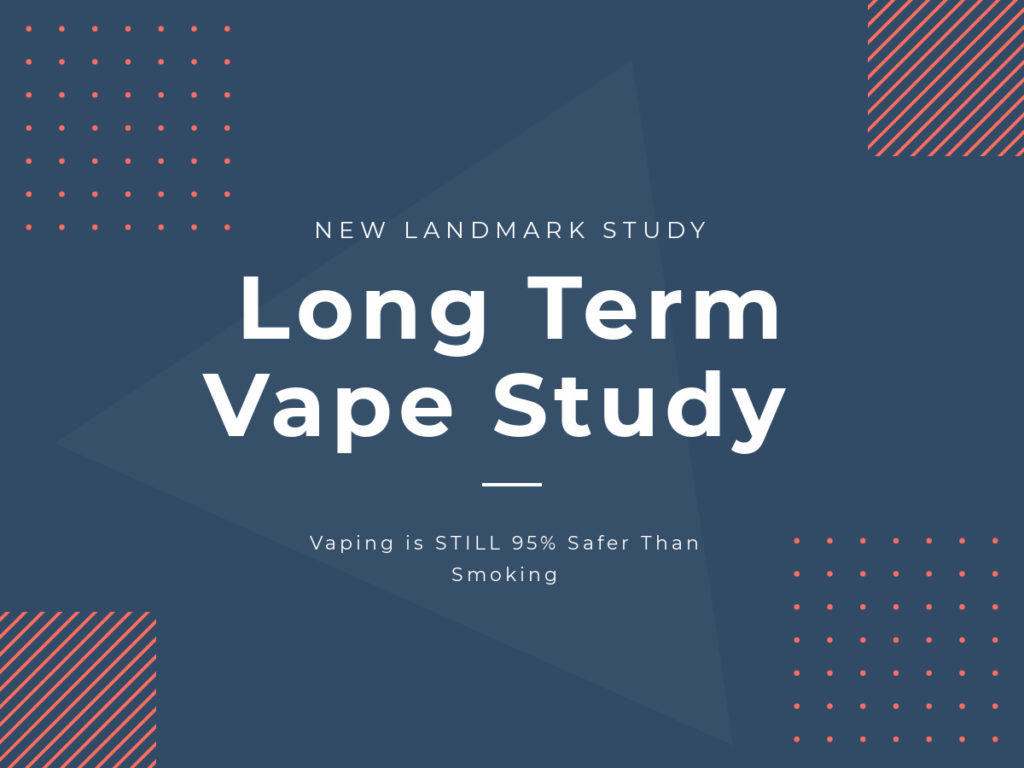 FIRST EVER Long Term E Cig Study PROVES “Vaping Is No Villain”