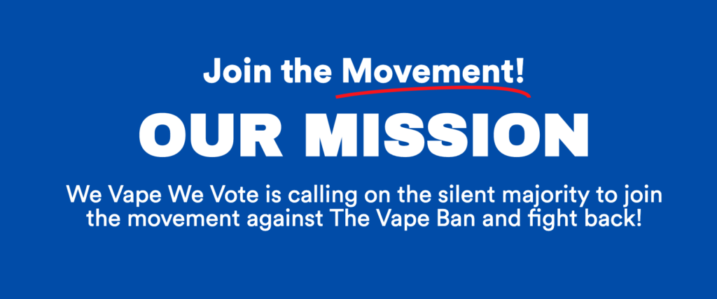 #WeVapeWeVote – We Need 1,000,000 Signatures RIGHT NOW!