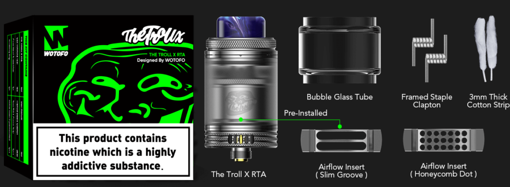 Wotofo Troll X RTA Review: A 2021 Update To The Legendary Classic!