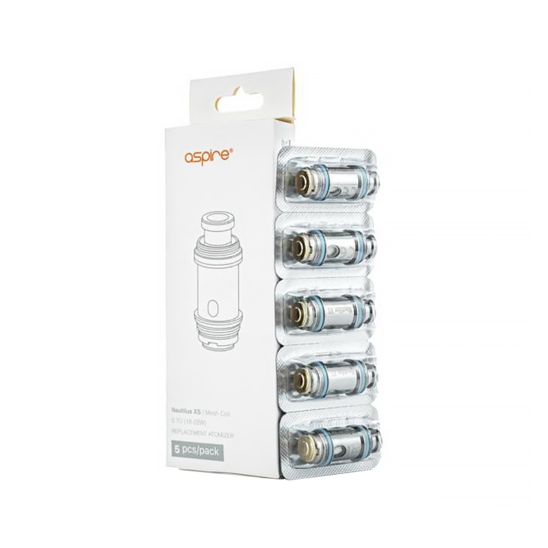 Aspire Nautilus XS Mesh Coils 0.7Ohm (5Pack) Vapebeat