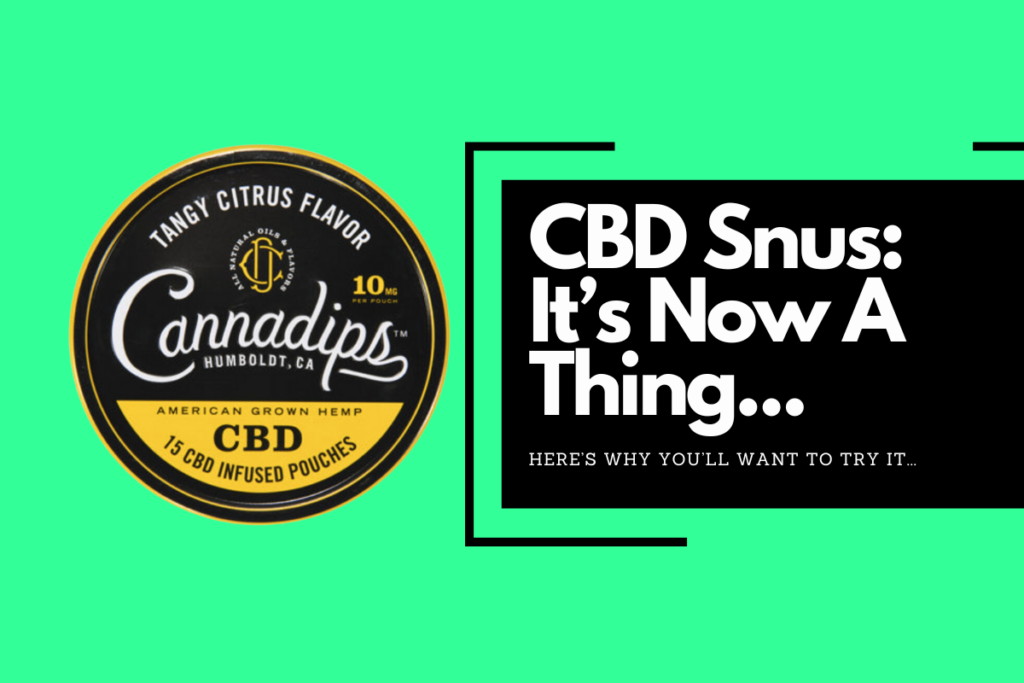 CBD Snus Is A Thing? Here’s What You Need To Know