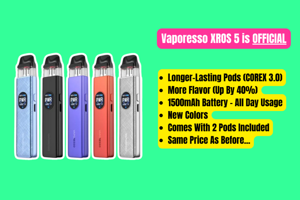 vaporesso xros 5