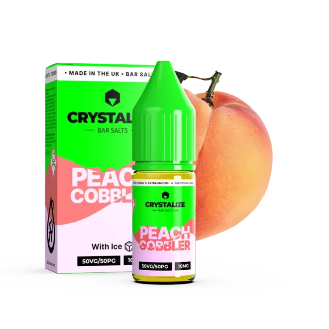 Crystalize Peach Cobbler Nic Salt