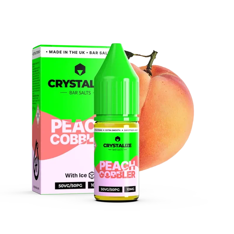 Crystalize Peach Cobbler Nic Salt