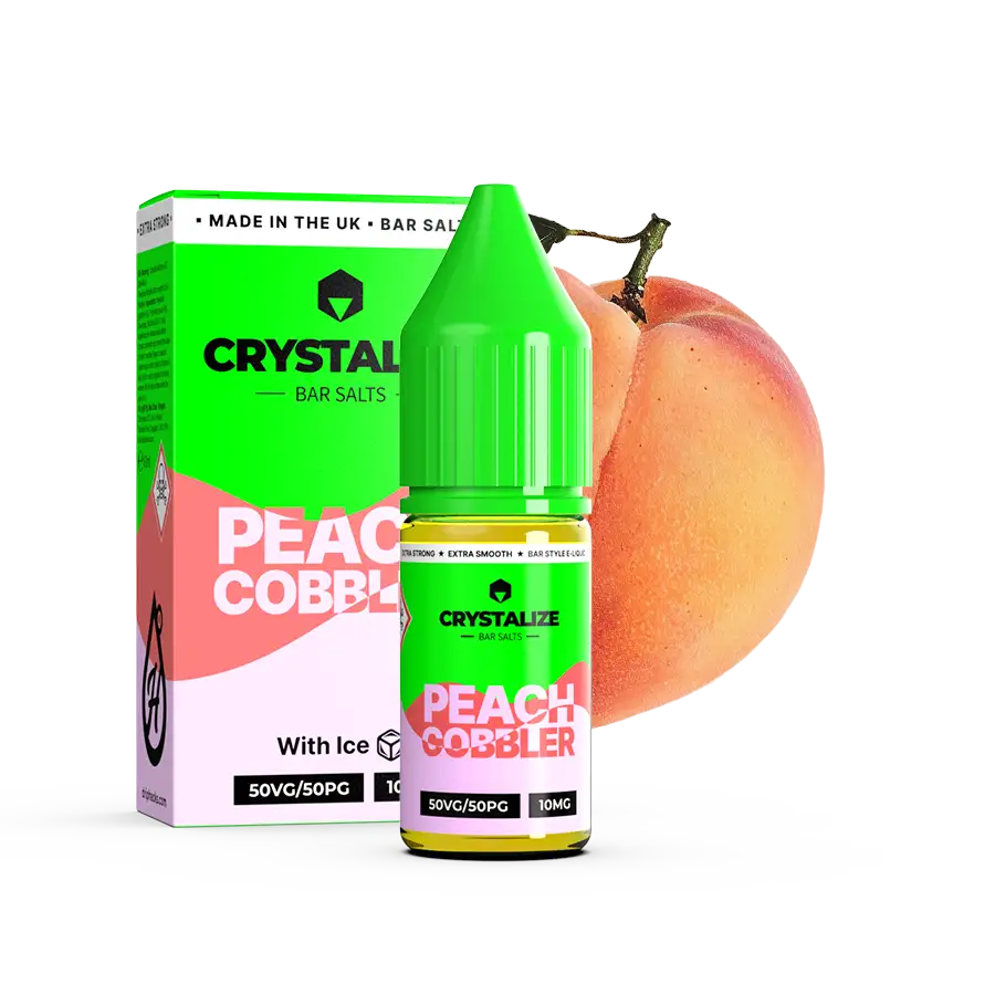 Crystalize Peach Cobbler Nic Salt
