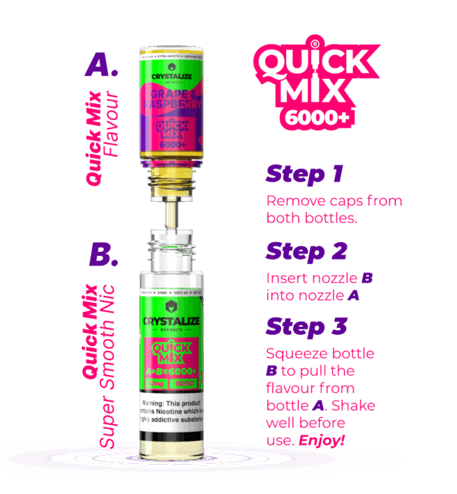 Grape & Raspberry Quick Mix© Bar Salt - Image 3