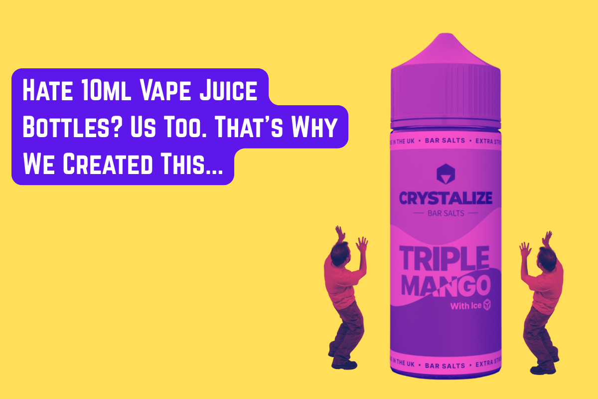 Hate Tiny 10ml Vape Juice Bottles? Here’s The Solution For UK Vapers