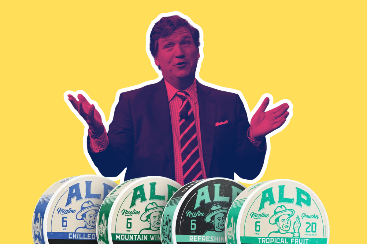 tucker Carlson nicotine pouch brand, ALP