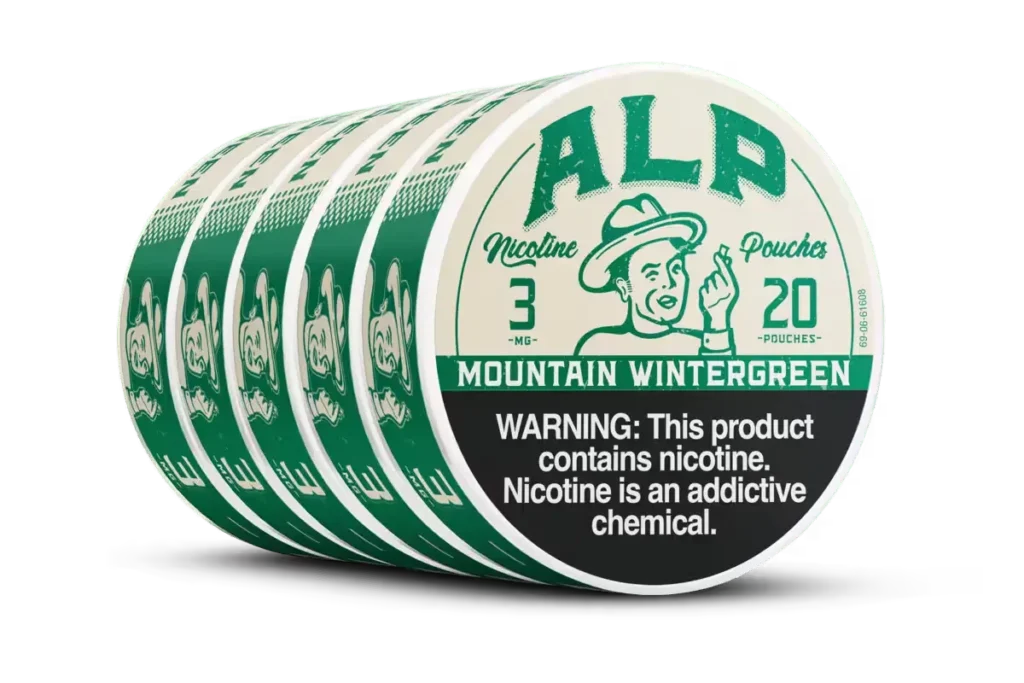 ALP is a US-based company ran by a lovely group of guys and gals. They make excellent nic pouches and their Mountain Wintergreen is the nicest tasting nicotine pouch I’ve ever sampled. It is my daily-driver and has been for 12+ months.