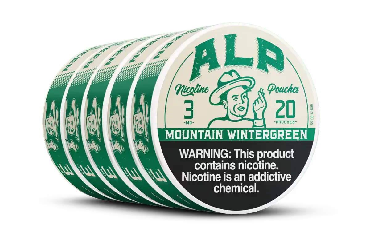 ALP is a US-based company ran by a lovely group of guys and gals. They make excellent nic pouches and their Mountain Wintergreen is the nicest tasting nicotine pouch I’ve ever sampled. It is my daily-driver and has been for 12+ months.