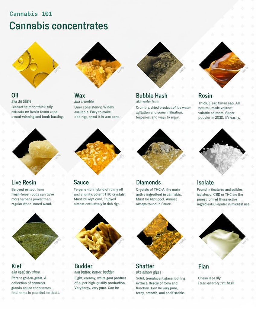 types of concentrates