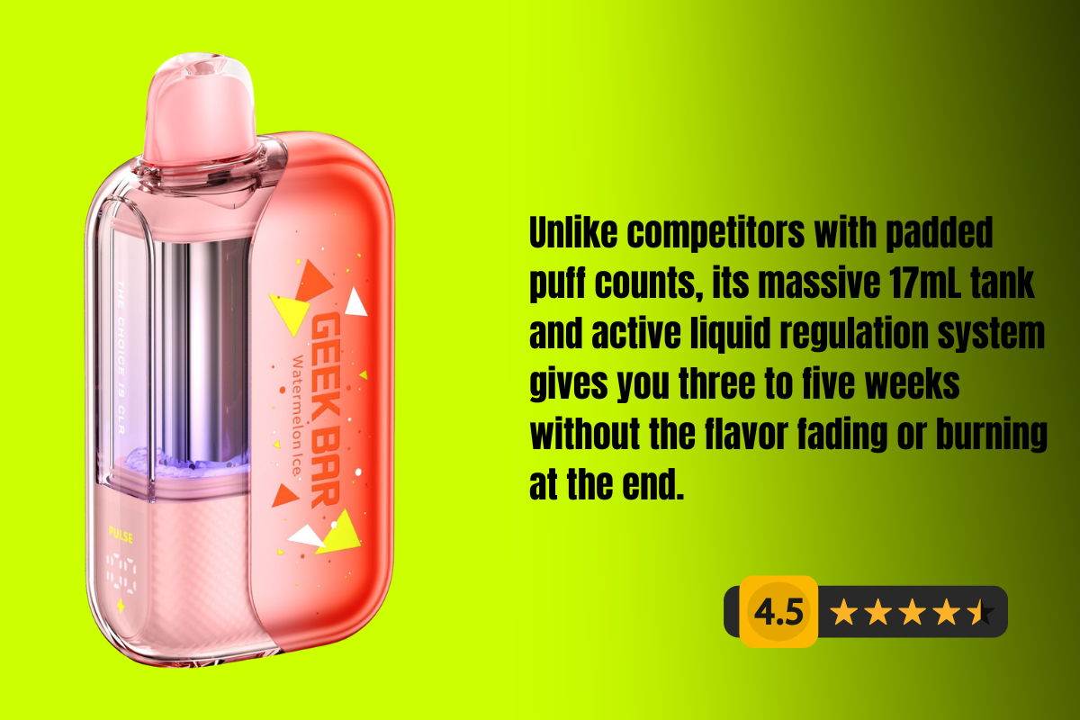 Geek Bar CLR 50K Review: The 50K Puff King of The Disposable Market